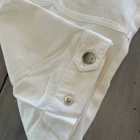 NWT Lauren Ralph Lauren Cream Wide Straight Leg Cargo Painter Pants Sz 16 W - Picture 4 of 10